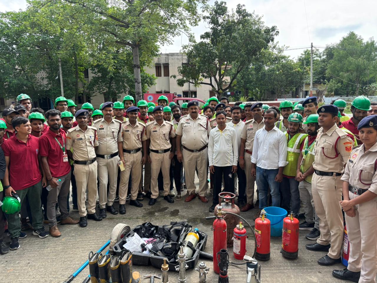 अग्निशमन विभाग द्वारा अग्नि सुरक्षा से बचाव पर जागरूकता कार्यक्रम आयोजित