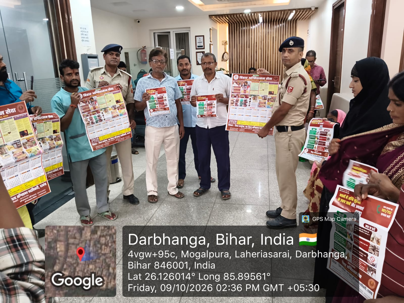 दुर्गापूजा को लेकर अग्निशमन सेवा का जागरूकता अभियान